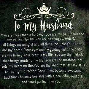 Best Gift to My Husband I Love You Deep in Your Heart Your Love Wife